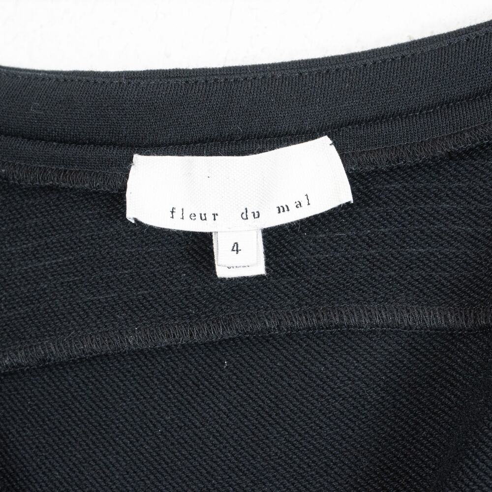 Fleur Du Mal Black mini Skirt size 4 - Picture 3 of 9